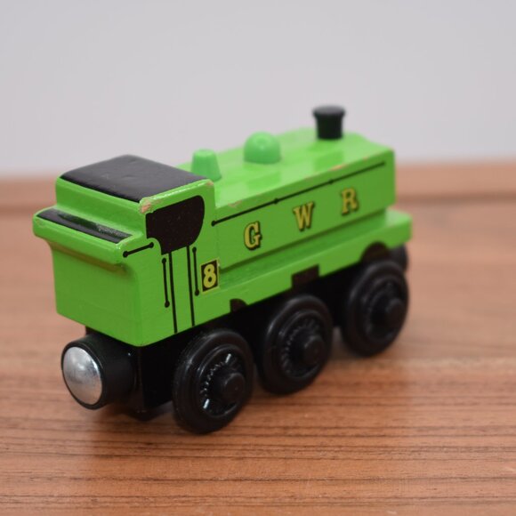 Thomas & Friends Green Duck GWR #8 Tank Wooden Railway Train Engine 2012 - Picture 5 of 7